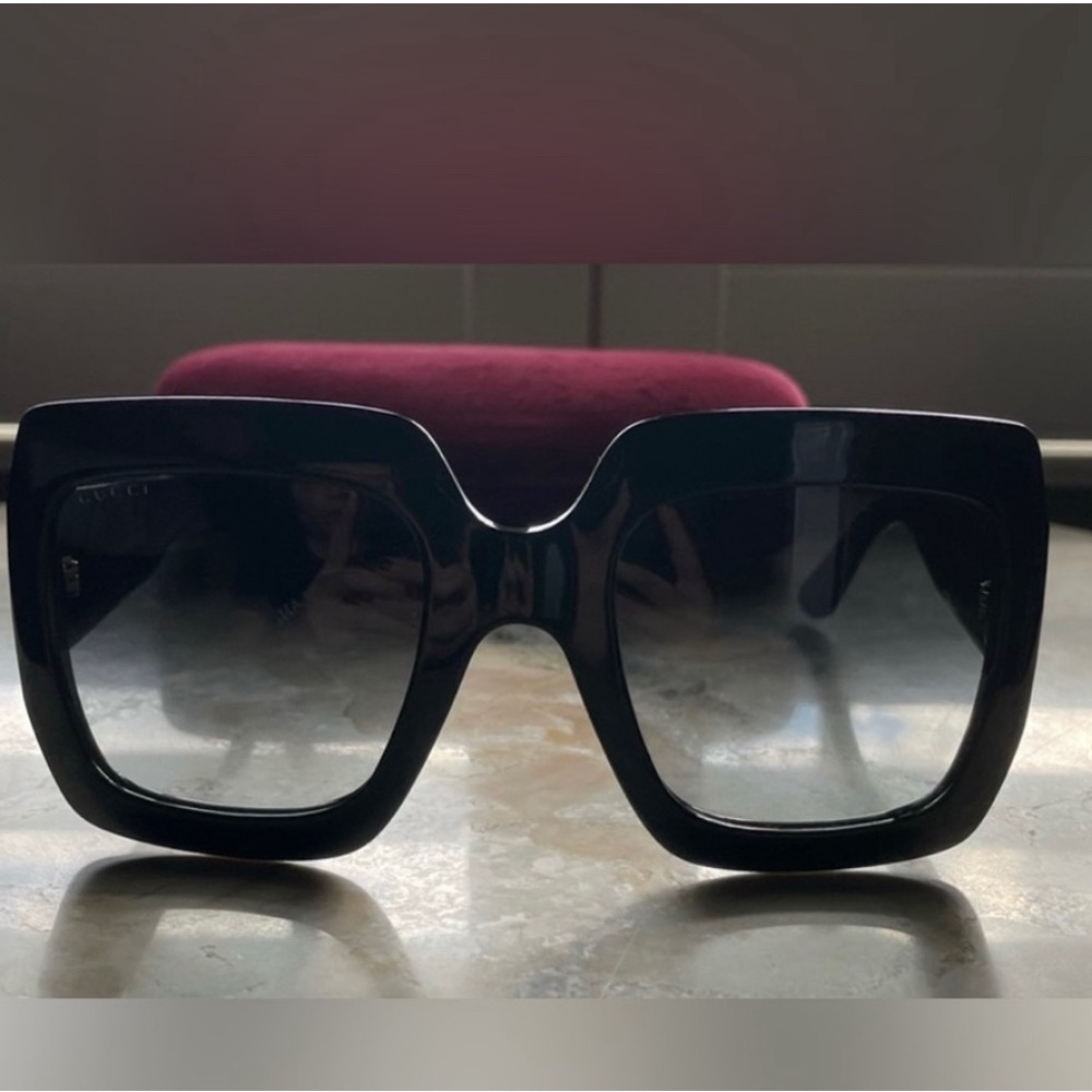 Authentic Gucci  GG0053S Oversized Square Sunglasses